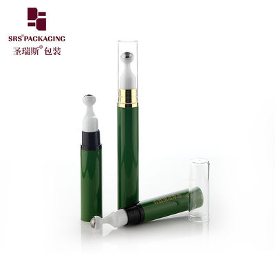 comprar Garrafa de rolos de cor verde com aplicador de bomba sem ar 10 ml 12 ml 15 ml Embalagens para cuidados oculares Fabricação Fabricação em linha