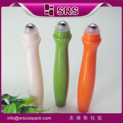 comprar Frasco roll-on de plástico de 15ML com esfera de aço para creme para os olhos Fabricação em linha