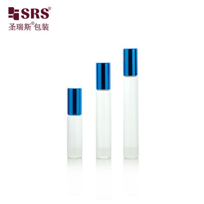 comprar Rolo de óleo essencial de vidro em garrafa de 8 ml 10 ml com esfera de aço de cobertura de alumínio Fabricação em linha
