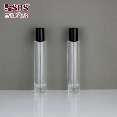 comprar GB1-15 ml de óleo essencial de vidro transparente em rolos de garrafa com tampa de parafuso de plástico de PP Fabricação em linha