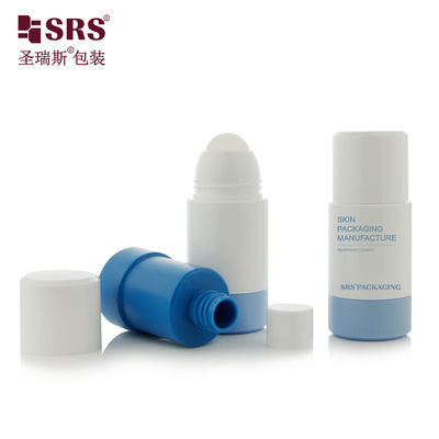 comprar RPPE-50ML 75ML Frascos de Desodorante Roll-On Recarregáveis PP de Parede Dupla com Bola Oca Fabricação em linha