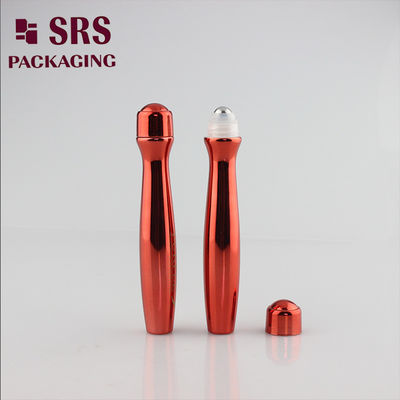 comprar SRS8447-15ML Frasco Roll-On Plástico Vazio Vermelho Brilhante com Impressão Fabricação em linha