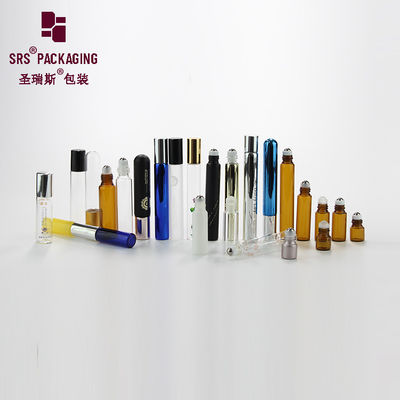 comprar Frascos Roll-on de Vidro Âmbar para Óleo Essencial, Perfume, Óleo de Fragrância e Aromaterapia Fabricação em linha