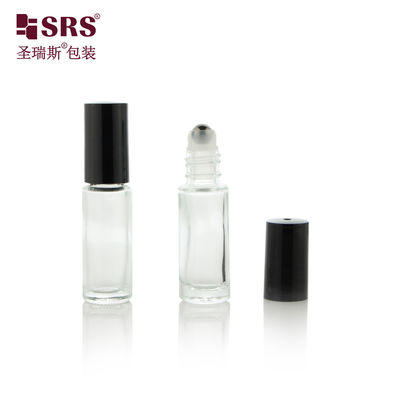 comprar Frasco roll-on de vidro de parede personalizável para essências de cuidados com a pele, capacidade de 4ml-10ml Fabricação em linha