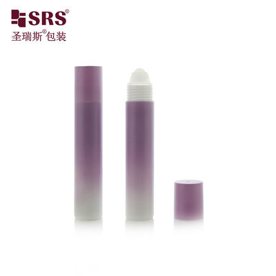 comprar Frasco aplicador com esfera roll-on de PP(P)-20ml vazio com revestimento fosco de cor gradiente Fabricação em linha