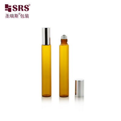 comprar Frasco de vidro âmbar vazio BLP(S-A)-10ML com rolo para óleo de perfume e cutículas Fabricação em linha