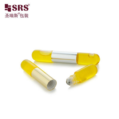 comprar Frasco de perfume de vidro de tubo duplo transparente SGB2-5+5ML 15mm com esfera SS304 Fabricação em linha