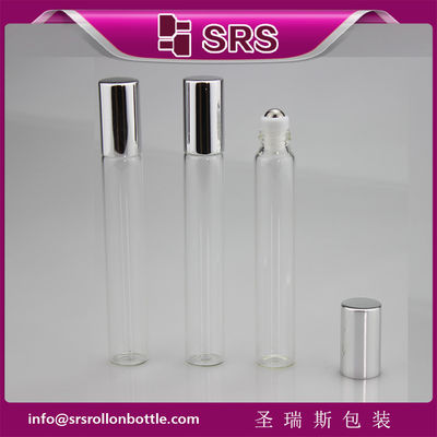comprar Frasco de esfera de vidro transparente SRS 10ml com tampa de alumínio prateado Fabricação em linha