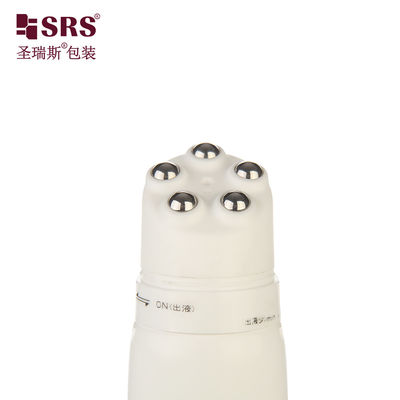 comprar Tubo de Bola Rolante Big 5 Tampa de Plástico Transparente D40mm Para Embalagem de Massagem nos Pés Fabricação em linha