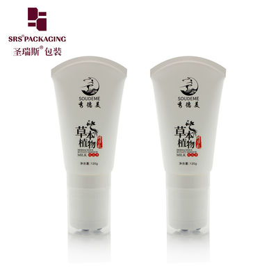 comprar Tubo Cosmético Plástico Branco e Maleável D50mm com Serigrafia para Cuidados com os Pés Fabricação em linha