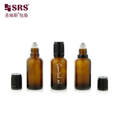 comprar BLPF-30ML Garrafas de vidro de rolos de âmbar vazios à prova de UV com tampa à prova de crianças Fabricação em linha