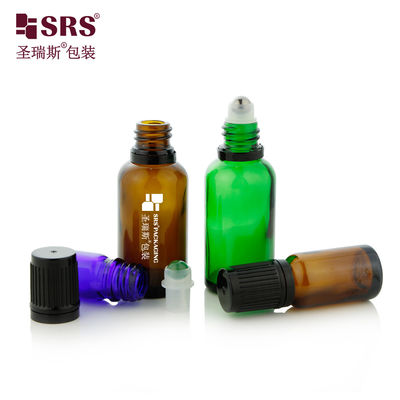 comprar Frasco de vidro para óleo essencial BLPF-30ML com esfera roll-on e tampa inviolável Fabricação em linha