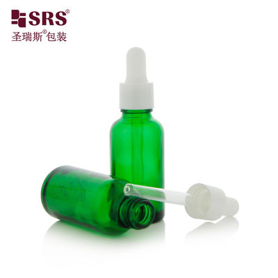 comprar Frasco conta-gotas de vidro com óleo essencial anti-acne com tratamento conta-gotas de plástico PP Fabricação em linha