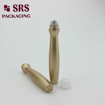 comprar Embalagem SRS creme de olhos plástico vazio cor dourada 15 ml rolo em frasco Fabricação em linha