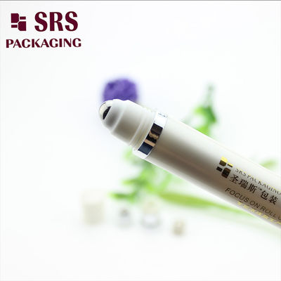comprar Não há fugas Luxury Cosmetic White Vibrating 10ml Roll on Bottle Para Creme para Olhos Fabricação em linha
