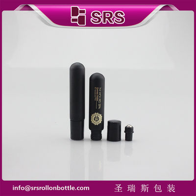 comprar SRS luxo vazio 10ml rolo de vidro preto fosco em frasco para perfume Fabricação em linha