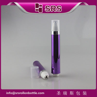 comprar SRS 15 ml de creme para os olhos de cor púrpura vazia, pressão sem ar, rolo no frasco Fabricação em linha