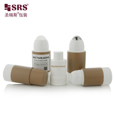 comprar Impressão do Logotipo RPPE P - Frasco Roll-On Marrom de 75ML para Recipiente de Gel Calmante com Tipo de Dispensador de Bola Roll-On Fabricação em linha