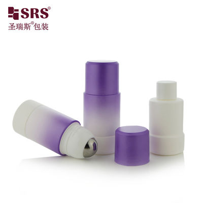 comprar RPPE ((P) - 50 ml 75 ml Gradient Purple Rechargeable Roll On Bottle Embalagem em cilindro Embalagem primária para conter gel desinfetante desodorante Fabricação em linha
