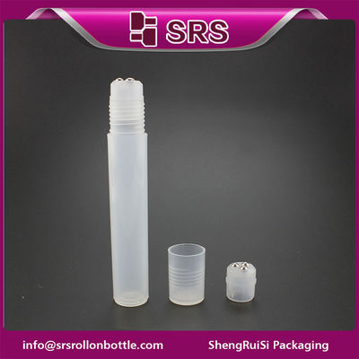 comprar Botão plástico de gelo vazio cosmético de 15 ml com três bolas de rolos de aço Fabricação em linha
