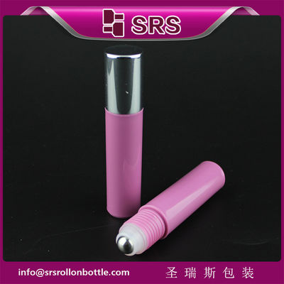 comprar Frasco cosmético de 10ml de perfume de plástico alto e bom SRS com bola de rolo Fabricação em linha