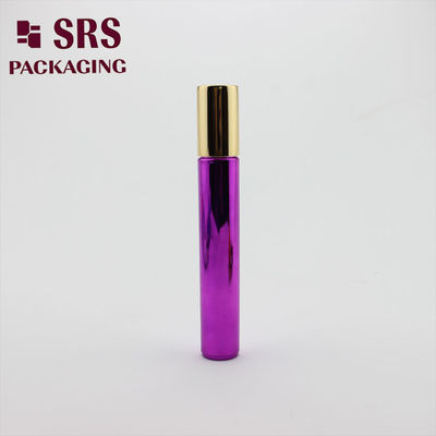 comprar SRS garrafa plástica vazia de plástico metalizada de cor púrpura 15 ml Fabricação em linha