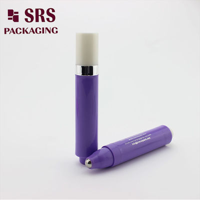 comprar Frasco roll-on airless cosmético de luxo SRS de 10ml, plástico, cor roxa Fabricação em linha
