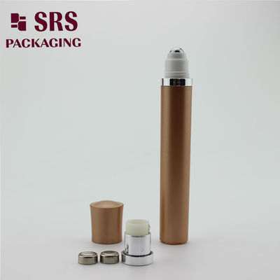 comprar Sem vazamento Rolo Vibrante de Cor Dourado na Garrafa 10ml para Creme para Olhos Fabricação em linha