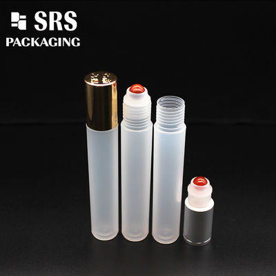 comprar Frasco roll-on cosmético vazio de 15ml em plástico SRS com esfera colorida Fabricação em linha