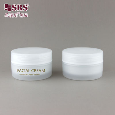 comprar SRSJK-100g Pote Fosco Fosco com Acabamento Fosco com Pote Interno Branco Conjunto de Potes de Plástico PP com Tampa para Cosméticos de Bálsamo de Limpeza Fabricação em linha