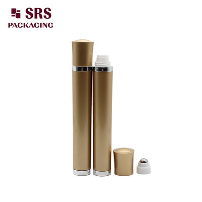 comprar Frasco com esfera vibratória dourada de plástico SRS para creme para os olhos 10ml Fabricação em linha