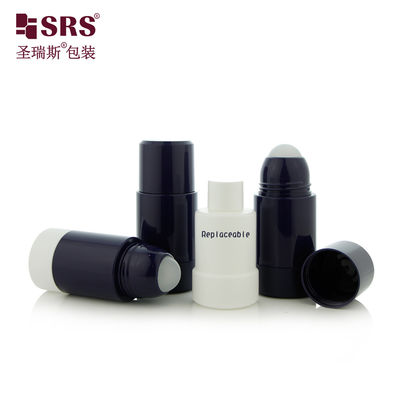 comprar RPPE 50ml 75ml Frasco Roll-On Recarregável Preto Impresso para Líquido Desodorante Fabricação em linha