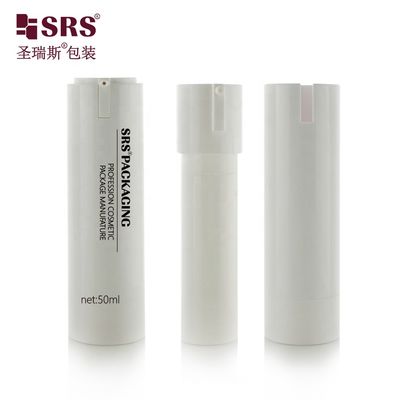 comprar 15ml 30ml 50ml AS+PP Refillable Airless Pump Bottle for Cosmetic Serum Fabricação em linha
