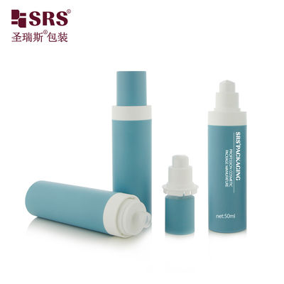 comprar 50ml 100ml PP Airless Serum Bottle Custom Color Refillable Fabricação em linha