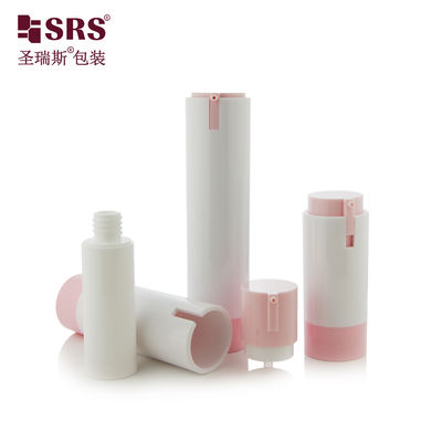comprar Refillable Airless Pump Bottle 15ml 30ml 50ml AS+PP Cosmetic Container Fabricação em linha