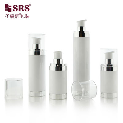 comprar Refillable 15ml 30ml 50ml AS+PP Airless Pump Bottle for Cosmetics Fabricação em linha
