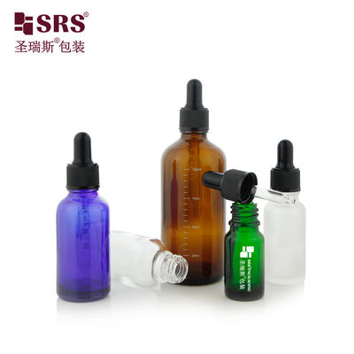 comprar Bottle Dropper de vidro de venda quente 5ml 10ml 15ml 20ml 30ml 50ml 100ml para óleos essenciais Perfumes Cuidados da pele Fabricação em linha