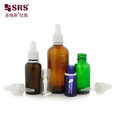 comprar Tampa durável à prova de adulteração 5ml 10ml 15ml 20ml 30ml 50ml 100ml Frasco conta-gotas de vidro para cuidados com a pele Fabricação em linha