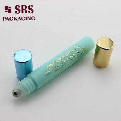 comprar Frasco de bola de rolo de creme para os olhos de plástico de cor azul cosmético vazio SRS 8ml Fabricação em linha