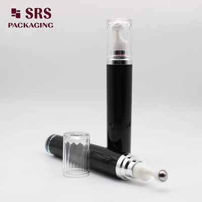 comprar Frasco de bola rolante acrílico cosmético vazio SRS preto 15ml Fabricação em linha