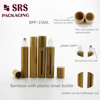 comprar SRS Cosmético Vazio Real de Bambu Rolo de Plástico em Botela 5ml 8ml 10ml 15ml Fabricação em linha
