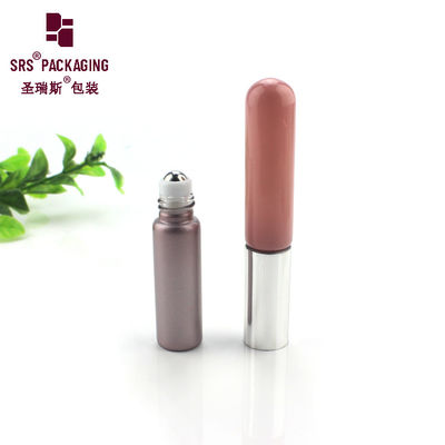 comprar Venda imperdível tubo de bola de rolo de vidro de perfume de dois frascos de formato redondo cosmético Fabricação em linha