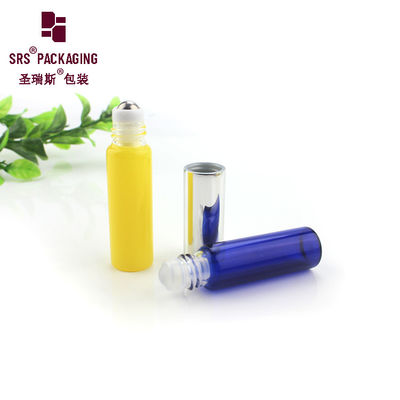comprar Bola de rolo de garrafa de óleo essencial de vidro de forma redonda de parede fina de 5ml Fabricação em linha