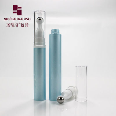 comprar 5ml 10ml 12ml 15ml prensa vazia cosmética creme plástico mal ventilado rolo azul na garrafa Fabricação em linha