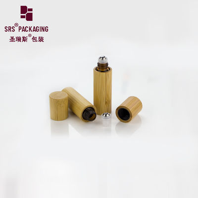 comprar Mini Frasco de Perfume de Bambu de 5ml Óleo Essencial Frasco Roll On de Bambu Personalizado Fabricação em linha