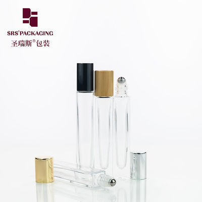 comprar GB1-10ML Perfume em vidro vazio Rolo em garrafa parede espessa 10 ml com tampa de metal prateado Fabricação em linha