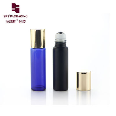 Frascos Roll-on de Vidro com Parede 5ml Logotipo Personalizável Design à Prova de Vazamento com Bola de Aço