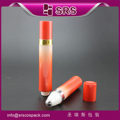 srs embalagem rolos de plástico vermelho de alta qualidade no frasco para gel para os olhos