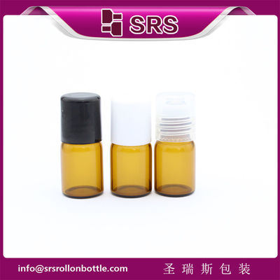 frasco roll-on âmbar de 2ml de alta qualidade e frasco roll-on de vidro vazio