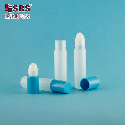 Finish suave 10ml plástico em rolos em garrafas de várias cores com rolos em tampa para óleos essenciais e perfumes